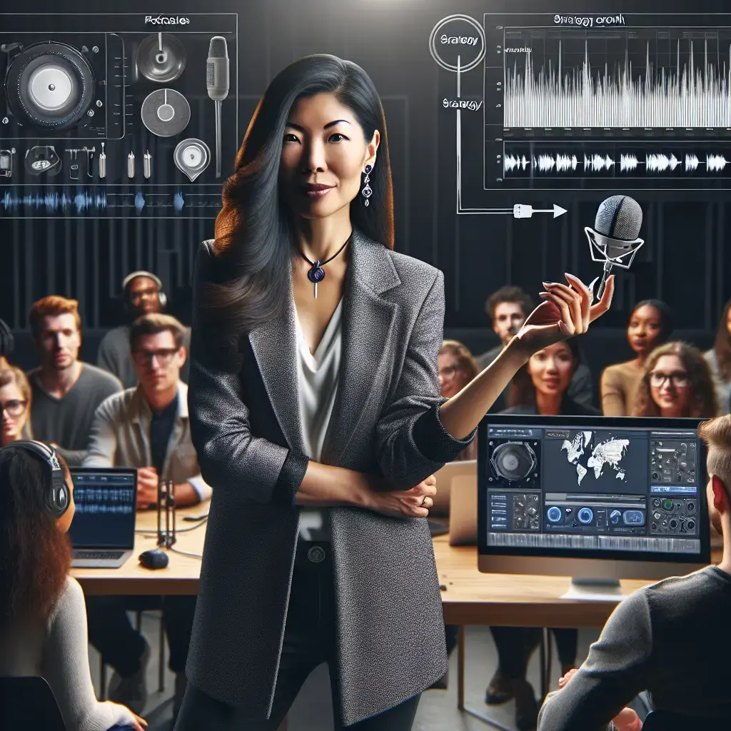 Image that represents the author Jessica Langford, a renowned blogger specializing in How to Start a Podcast